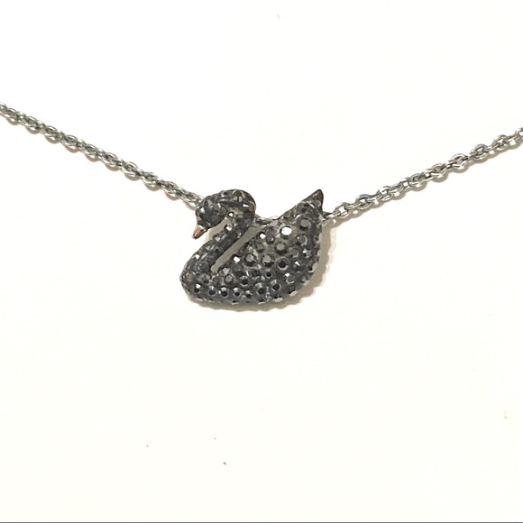 Swarovski Iconic Black Swan Necklace - Picture 5 of 9